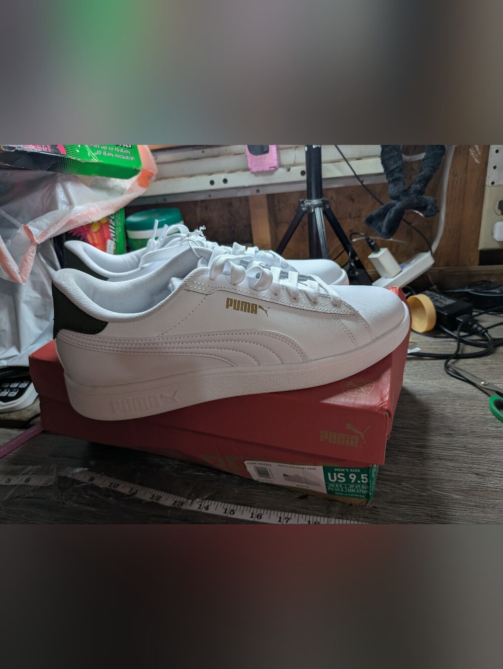 Puma NIB Men's Ace Court Tennis Shoe Size 9 Or 9.5